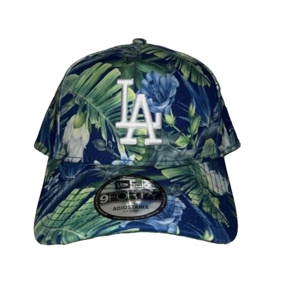 New Era 9Forty Los Angeles Dodgers Blue/green Floral SnapBack Adjustable A Frame